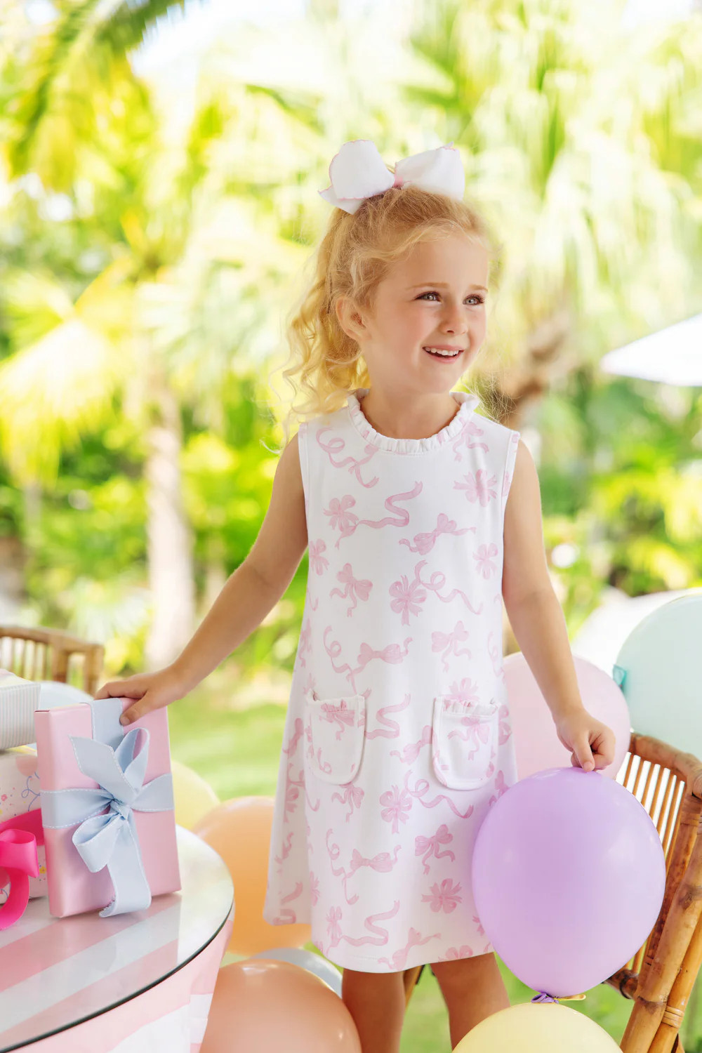 Lizzie's Luxe Leisure Dress - Never Too Many Bows | The Beaufort Bonnet Company