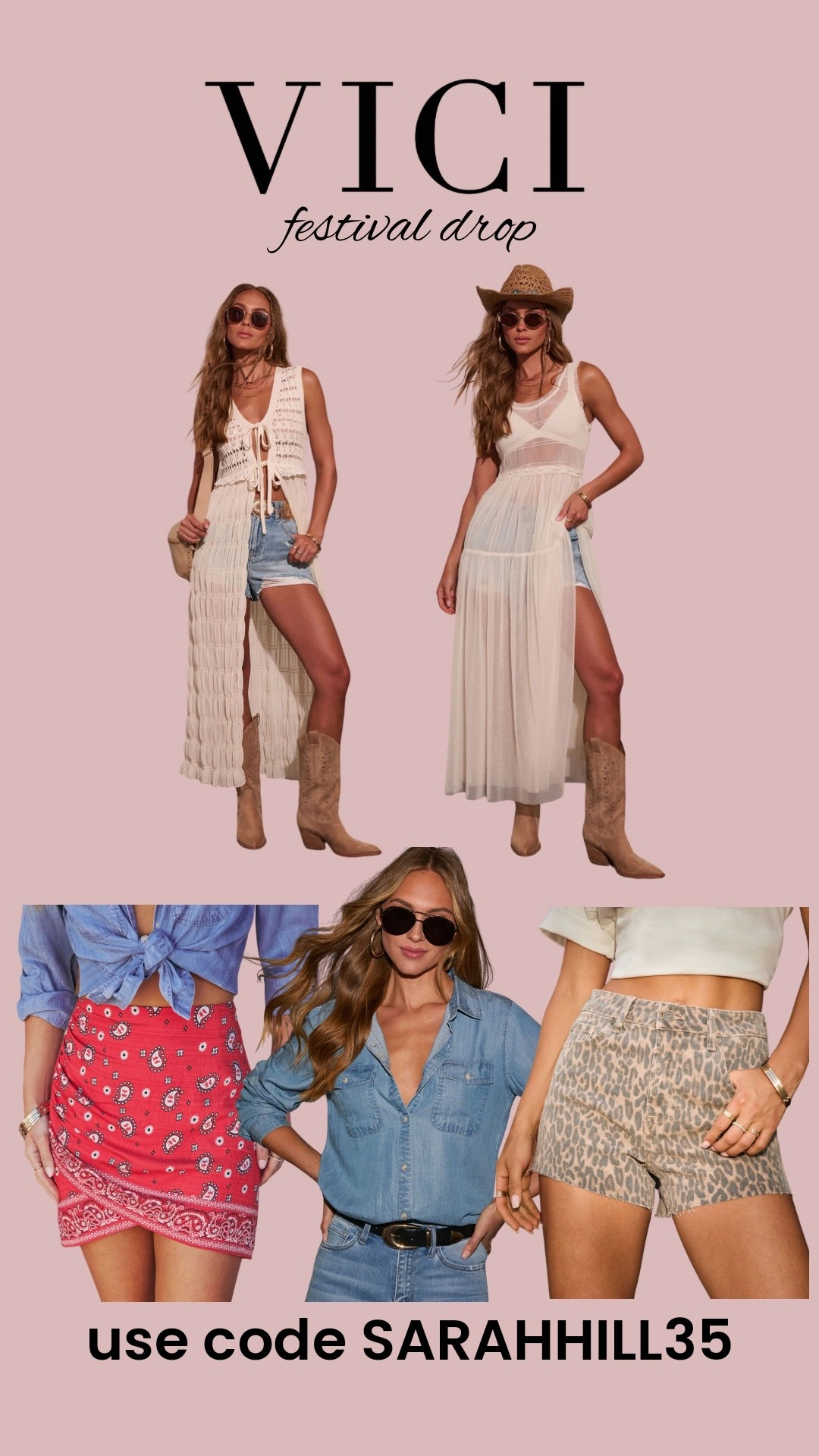 use code SARAHHILL35 to save at @VICI! 

#LTKOver40 #LTKSeasonal #LTKootd