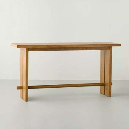 Console Table Aged Oak - Hearth & Hand with Magnolia Best Sculptural Console Tables