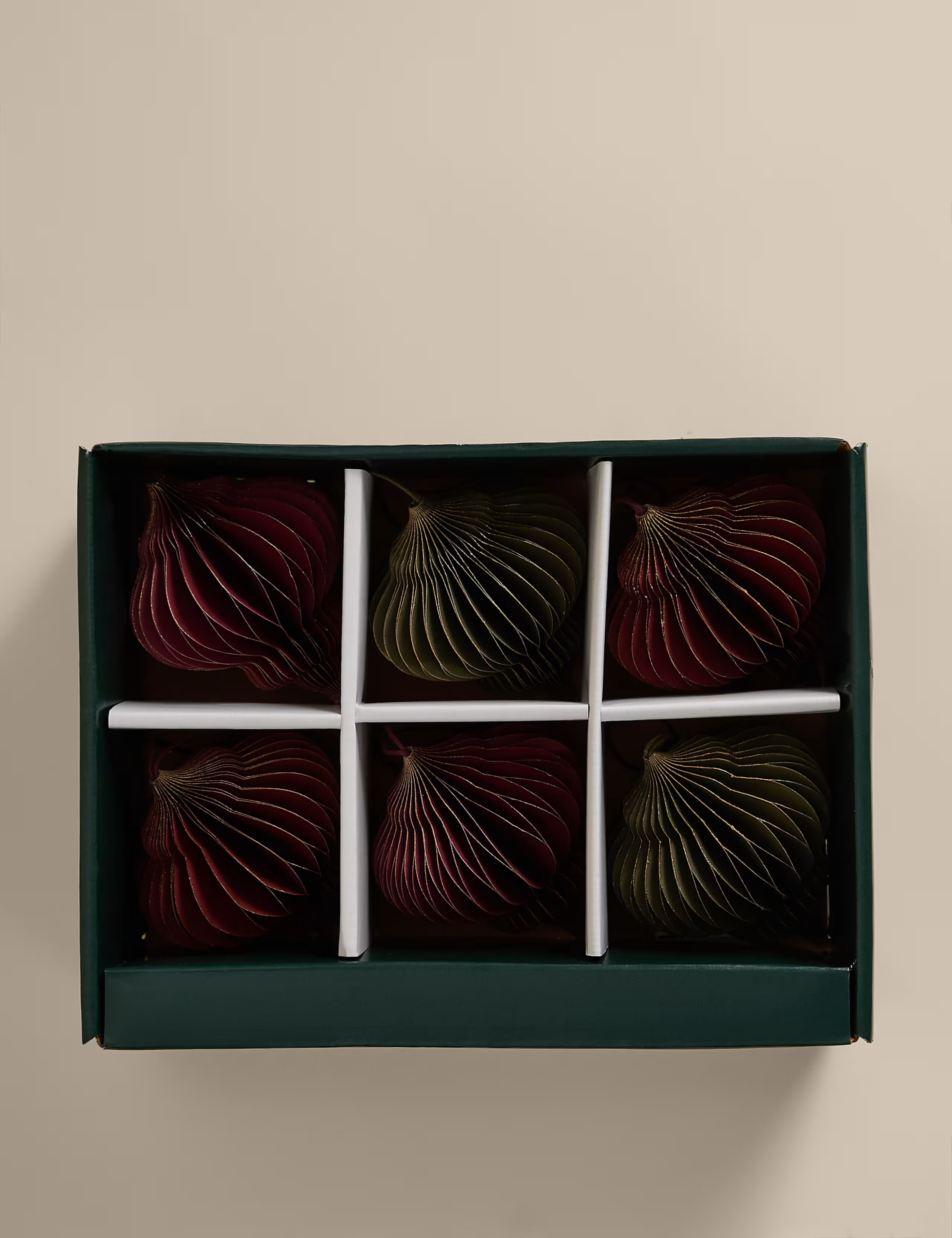 6pk Paper Hanging Baubles | Marks & Spencer (UK)