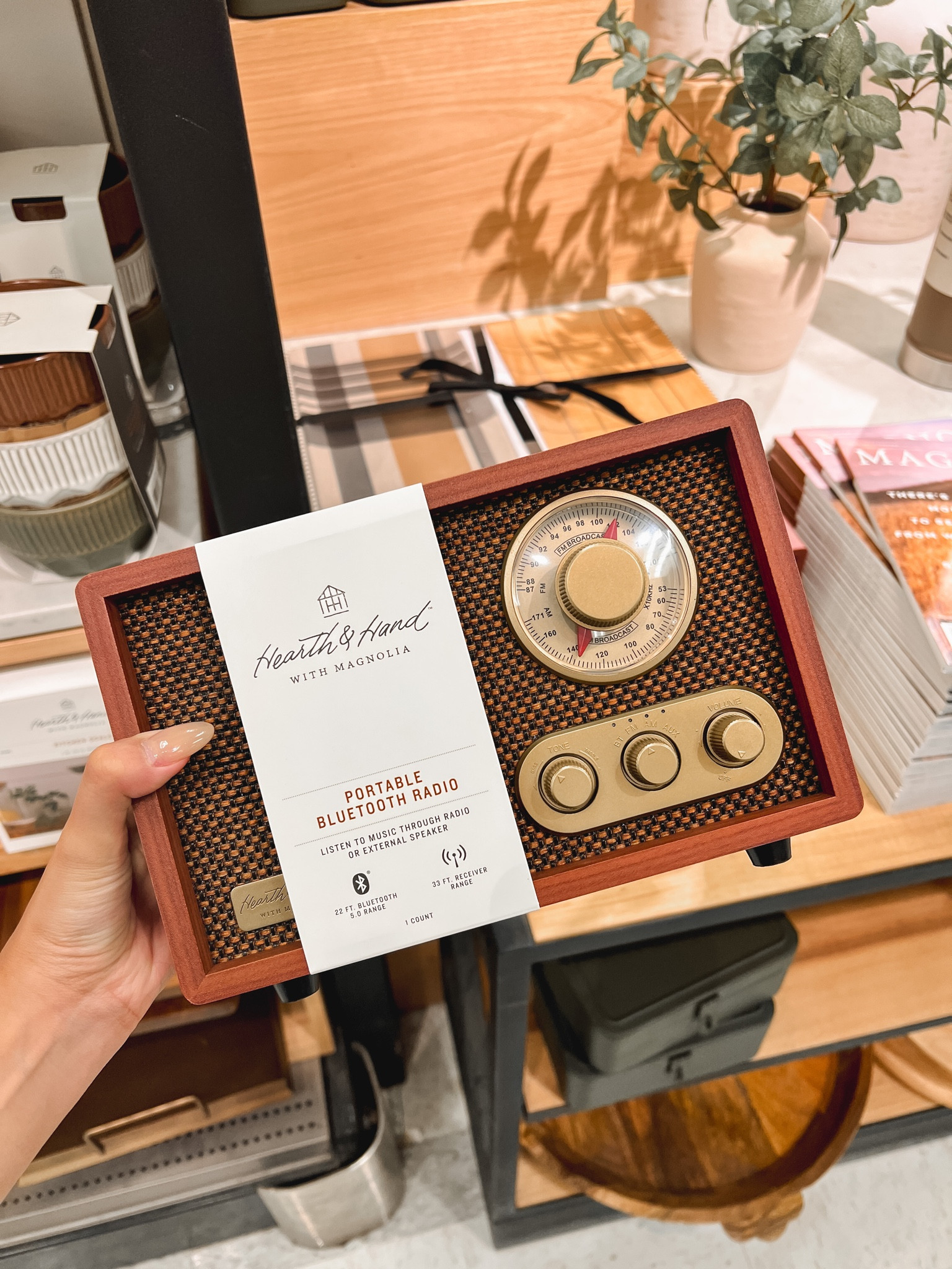 Retro radio vibes with Hearth & Hand

These portable radios are both AM/FM and Bluetooth! 



#LTKSeasonal #LTKunder50 #LTKhome