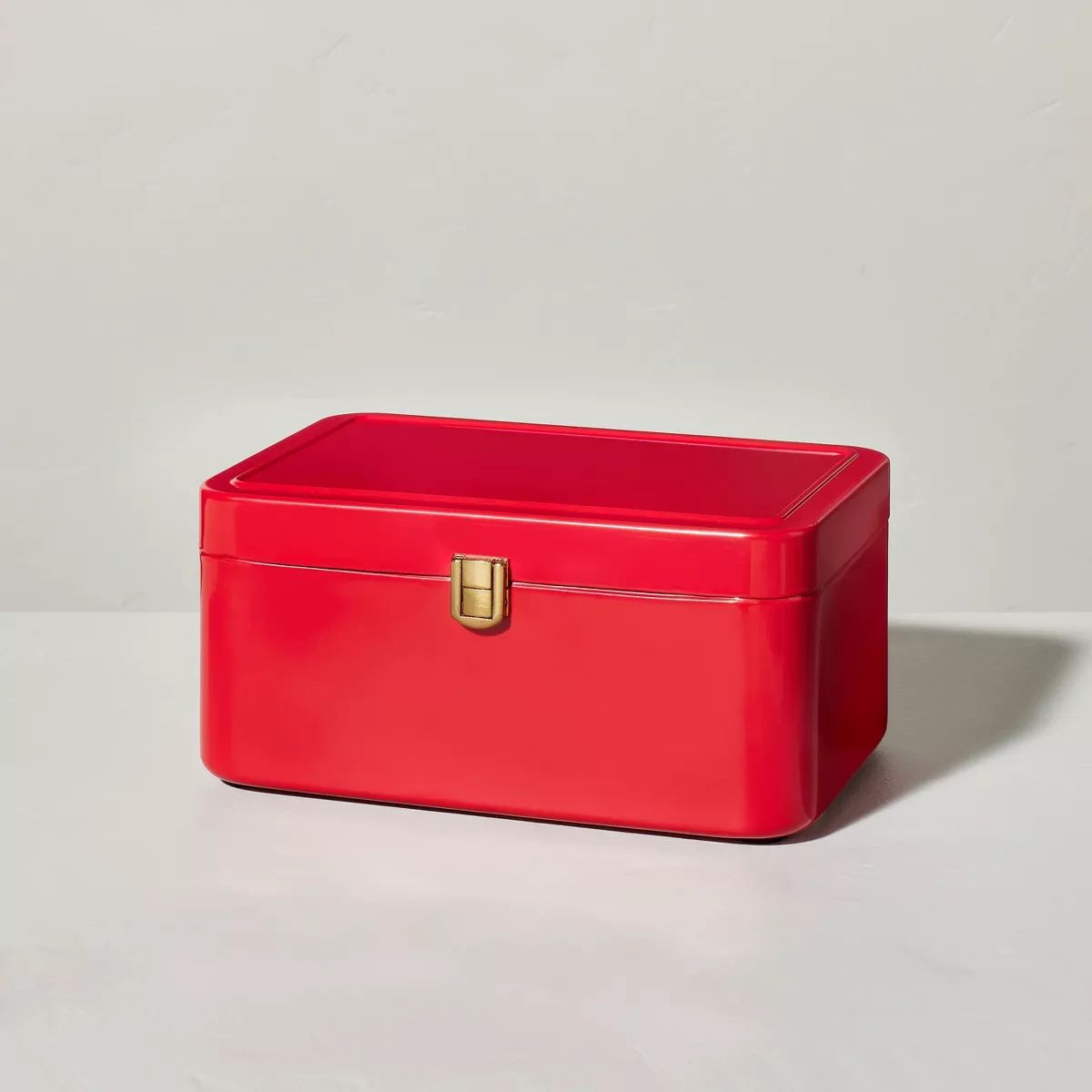 Metal Latch Box Red/Gold - Hearth & Hand™ with Magnolia | Target