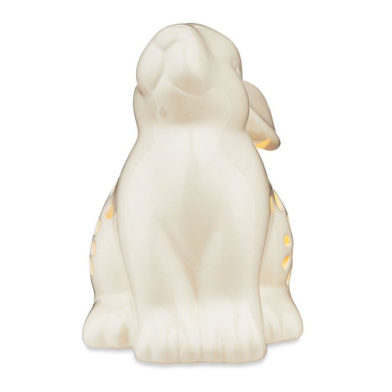 Easter White Ceramic Bunny LED Decor, by Way To Celebrate | Walmart (US)