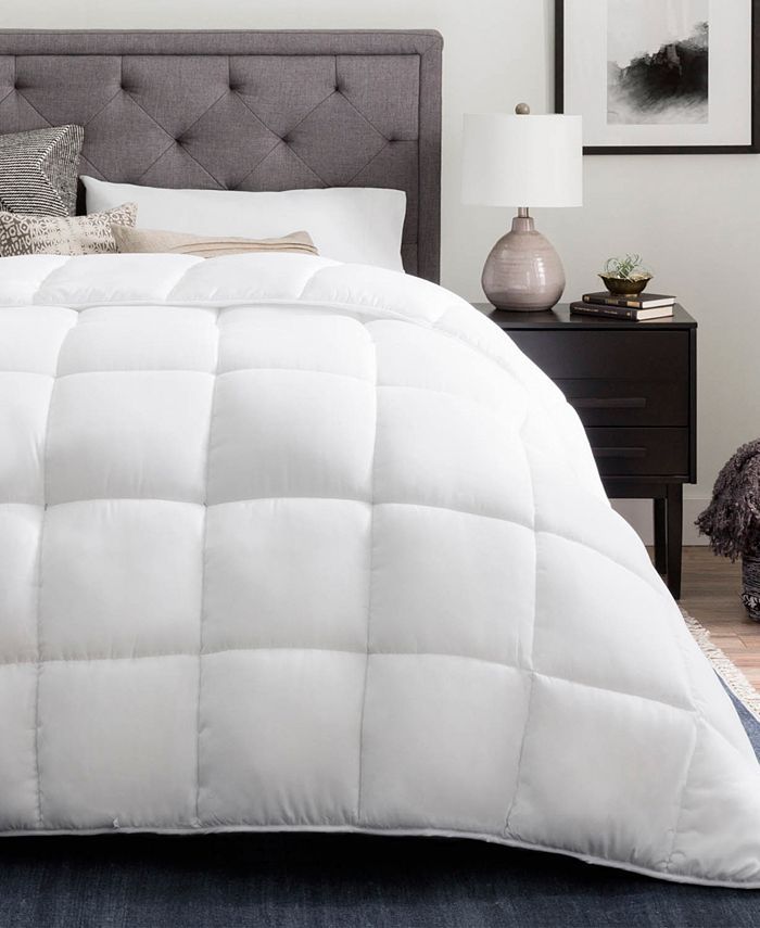 Brookside Down Alternative Quilted Comforter with Duvet Tabs, Oversized Queen & Reviews - Comfort... | Macys (US)
