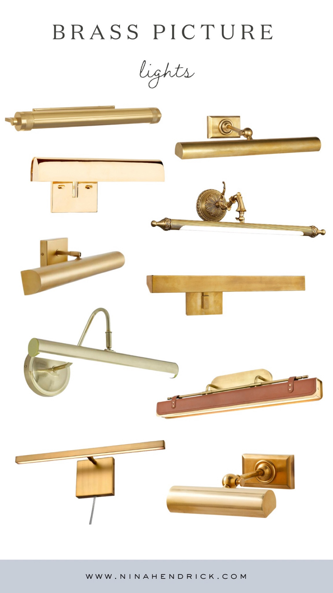 Picture lights are a great way to add sophistication to your art work or built in shelves. Here are my top picks for brass options! 

#LTKhome