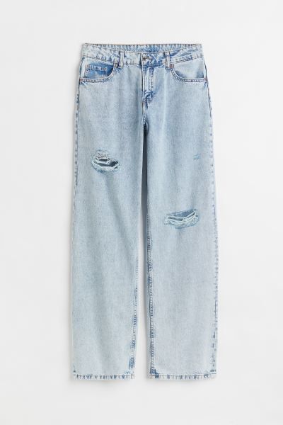 Wide Low Waist Jeans | H&M (US + CA)