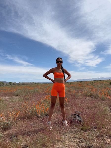 Catch me in this set all summer long!🍊🧡 soft, passes the squat test + quality👌🏽 

#LTKunder100 #LTKfit