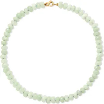 Matcha Latte Jade Beaded Necklace | Nordstrom