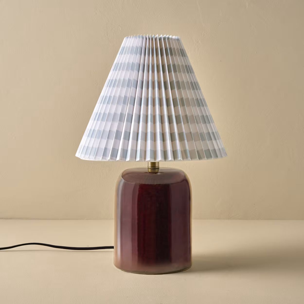 Farrah Table Lamp - Deep Burgundy | Magnolia