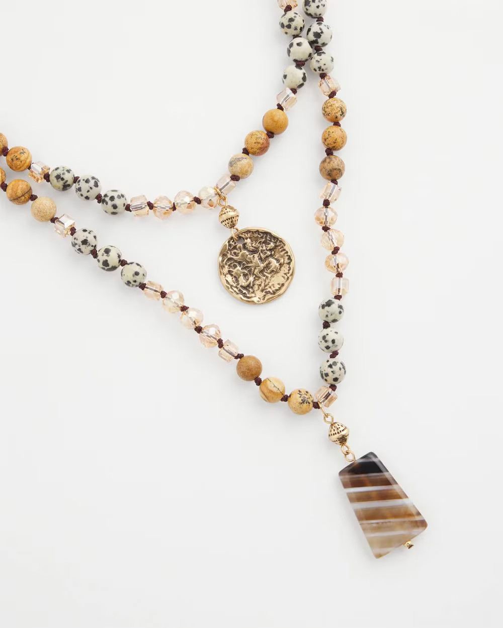 Jasper Layered Pendant Necklace | Chico's