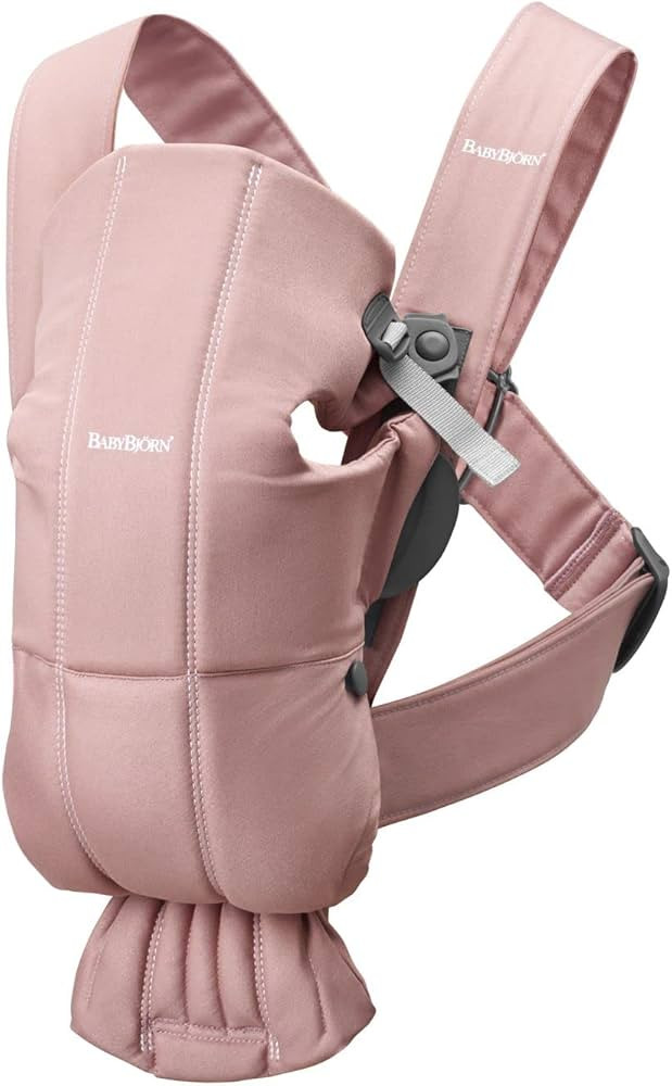BabyBjörn Baby Carrier Mini, Cotton, Dusty Pink | Amazon (US)