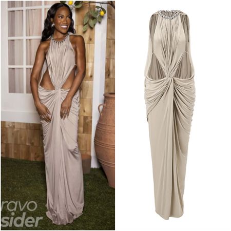 Gabby Prescod’s Summer House Season 8 Reunion Dress is by Oude Waag and $1265 // Shop Looks for Less Below 📸 = @bravotv