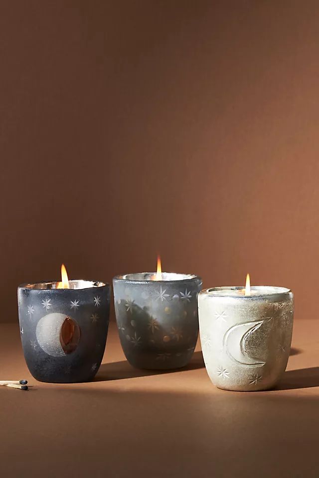 Moonrise Glass Candle | Anthropologie (US)