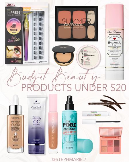 budget beauty products under $20 - beauty, beauty faves, makeup, self care, routine, makeup routine 

#LTKFind #LTKbeauty #LTKunder50