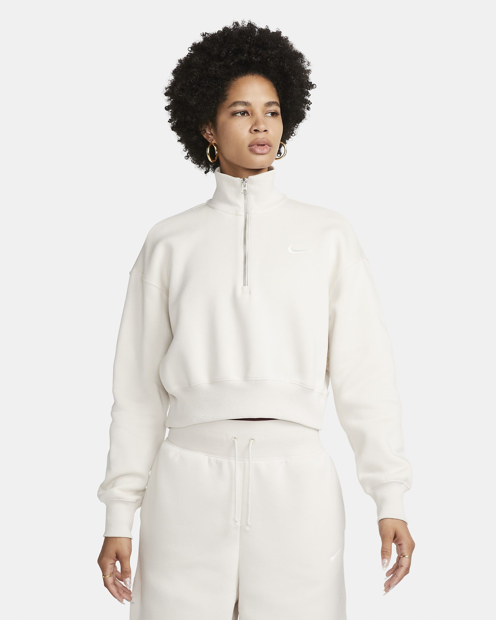 Nike Sportswear Phoenix Fleece Women's 1/2-Zip Cropped Sweatshirt. Nike.com | Nike (US)