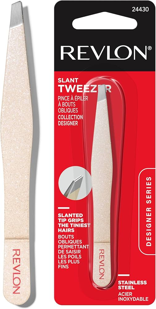Revlon Designer Series Slant Tweezer, High Precision, Made With Long Lasting Stainless Steel, 1 C... | Amazon (US)