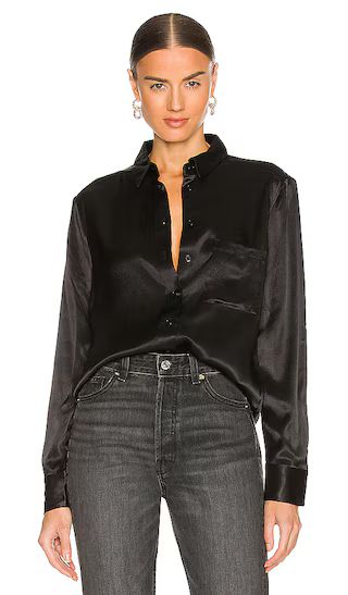 Classic Collar Shirt in Black | Revolve Clothing (Global)