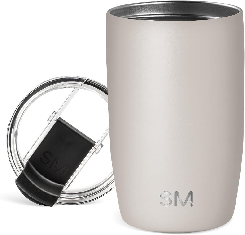 Simple Modern Travel Coffee Mug with Lid | 12oz | Beige | Amazon (US)