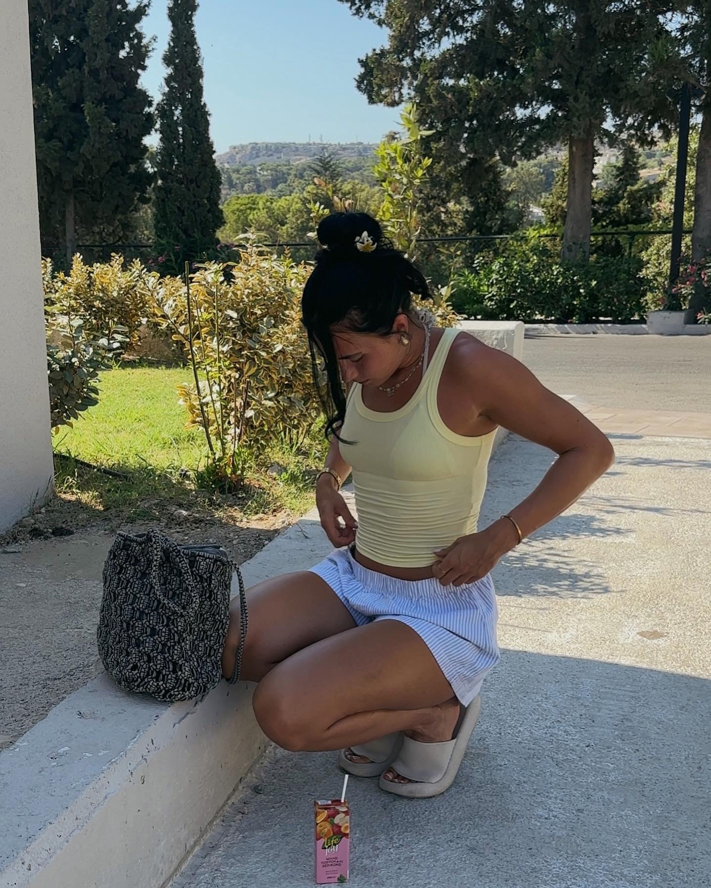 🍋🍋🍋 top is white fox but I linked similar! Shorts are bershka 

#LTKsummer