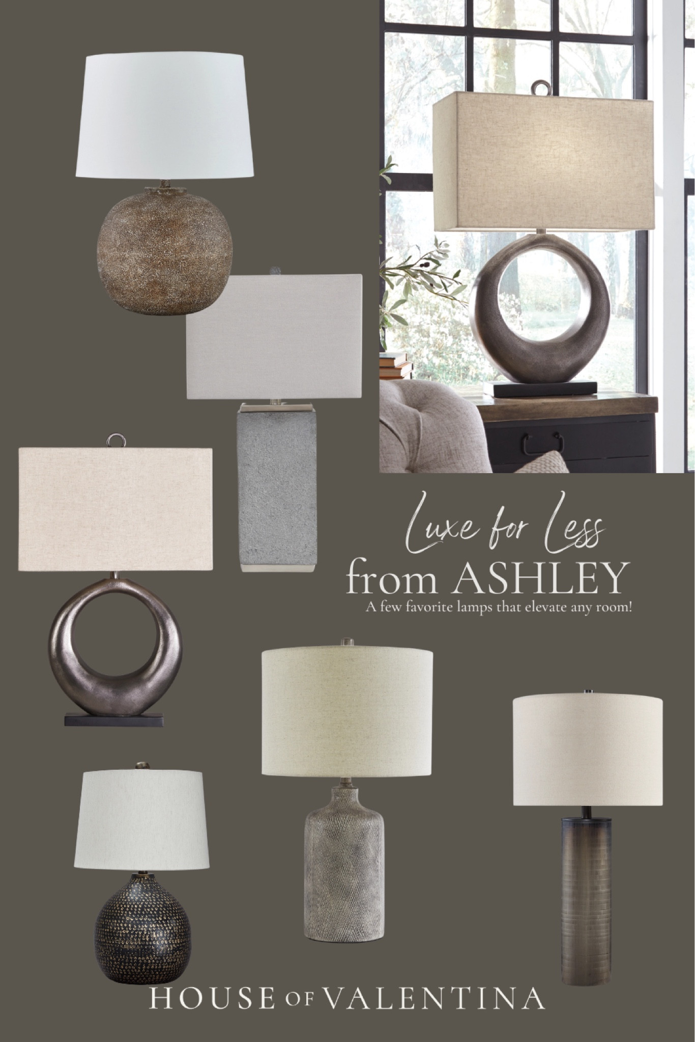 Ready to add warmth and life to any room????? Lamps are an absolute must and an easy way to upgrade a room! These are a just a FEW of my favorites from Ashley!!!!
#AD #AshleyPartner #AshleyFinds #MyAshleyHome