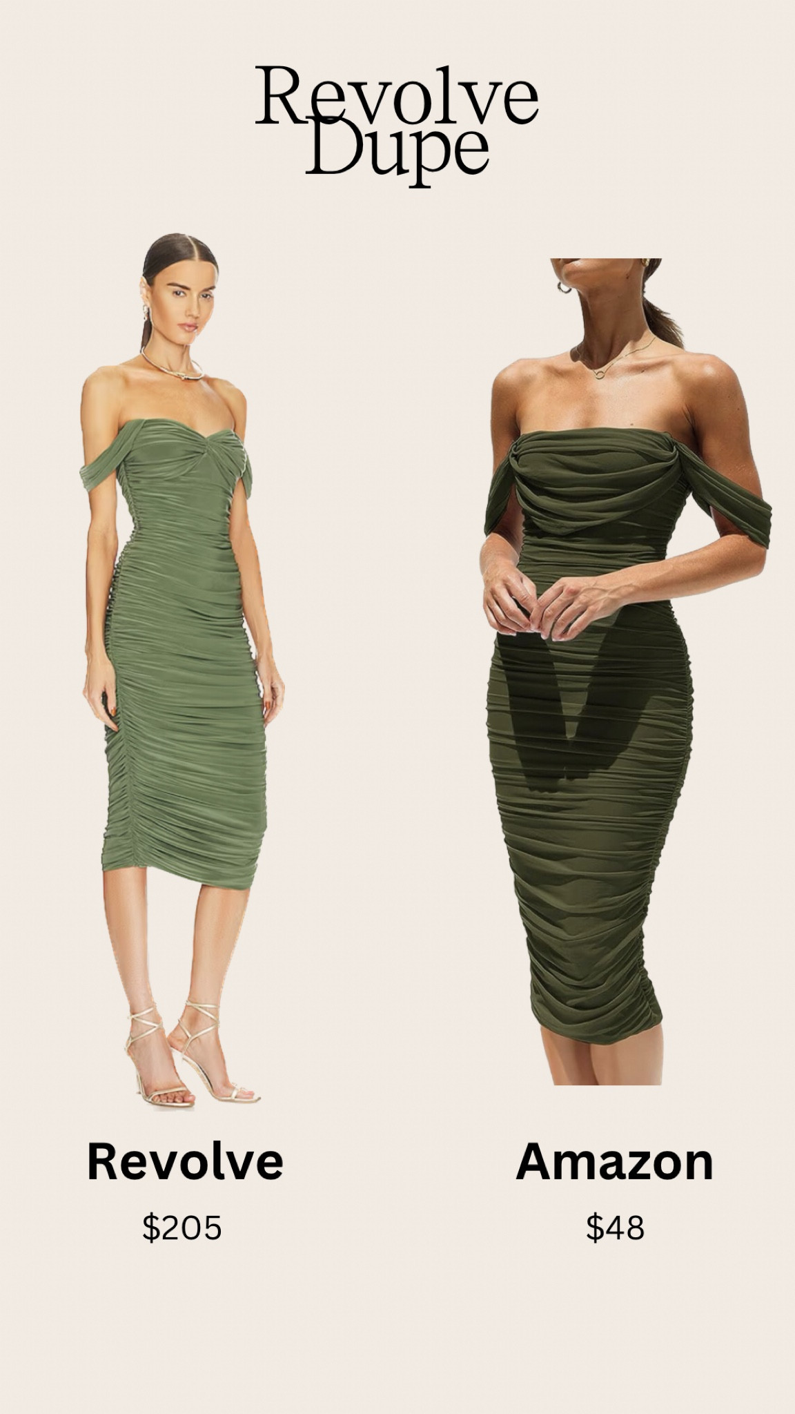 Revolve dupe ✨
Not exactly the same but VERY similar & less than half the price! 
Perfect for a Wedding Guest Dress 🫶🏼

#LTKsalealert #LTKwedding #LTKstyletip