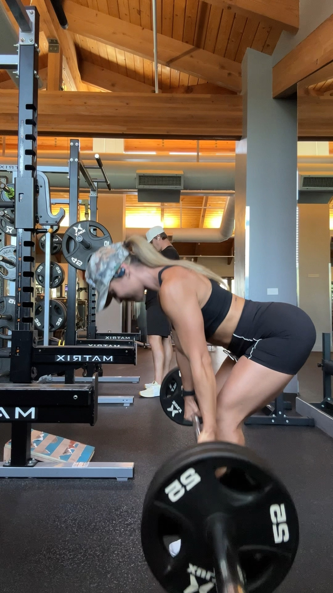 Size small in top + bottoms 🖤
Hat is rodeointhesky - link in insta bio for 15% off - insta @ambyroselifts 

#LTKfitnessgoals #LTKmorningroutine #LTKActive