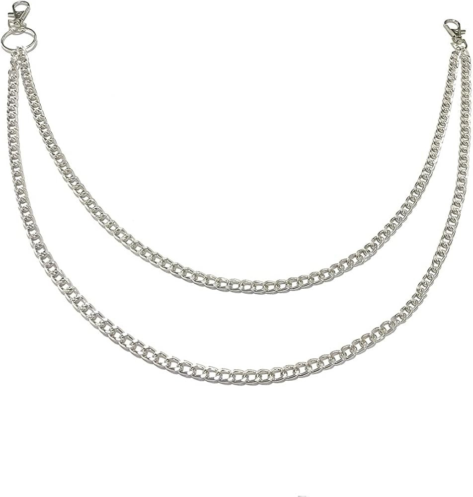 Jean Pant Chain Belt - Hip Hop Punk Chains for Women Men Pants Wallet Belt Chain | Amazon (US)