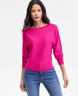 Women's Boat-Neck Sweater, Macy's Exclusive | Macy's