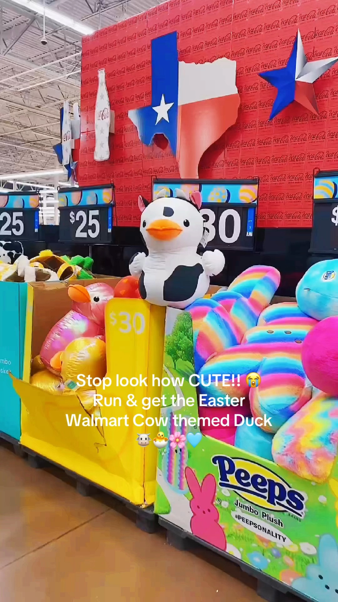 ITS A SOFT GIANT CUDDLE BUDDY FROM WALMART EASTER SECTION 😭🐮❤️🤠

#LTKSeasonal #LTKHome #LTKFindsUnder50
