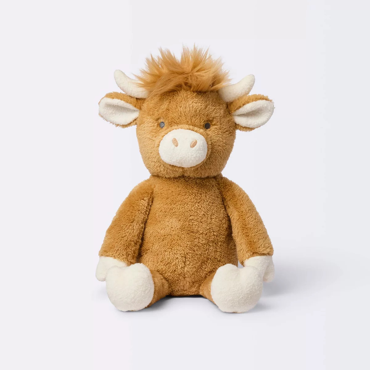 Highland Cow Plush Stuffed Animal - Brown - Cloud Island™: Farm Animals Theme, 10" Height, 0.26... | Target