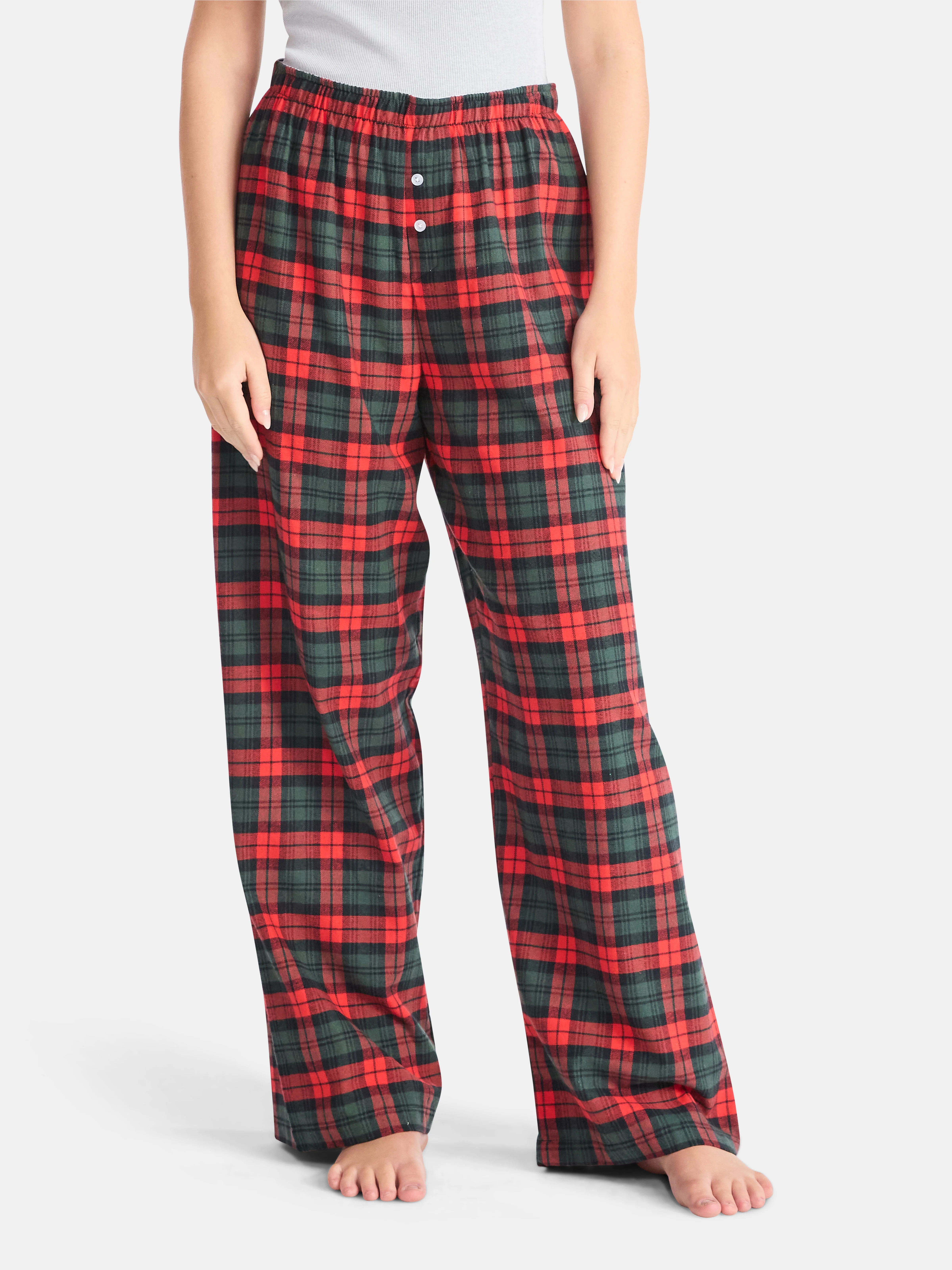 No Boundaries Sleepwear Cotton Boxer Pants, 31'' Inseam, Women’s | Walmart (US)
