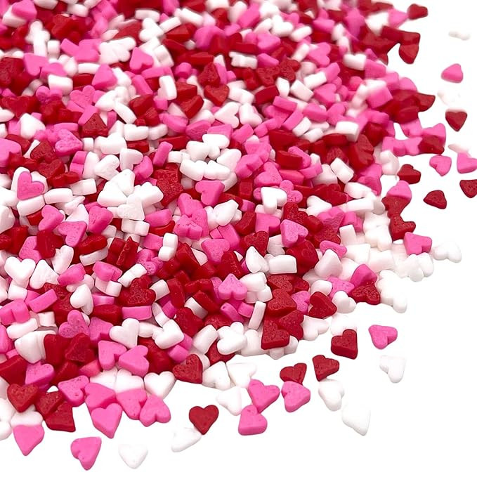 Manvscakes | Valentine sprinkles | Pink and red sprinkles | Jimmies | Cookie sprinkles | Edible s... | Amazon (US)