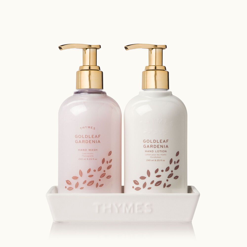 Buy Goldleaf Gardenia Sink Set for USD 36.00 | Thymes | Thymes