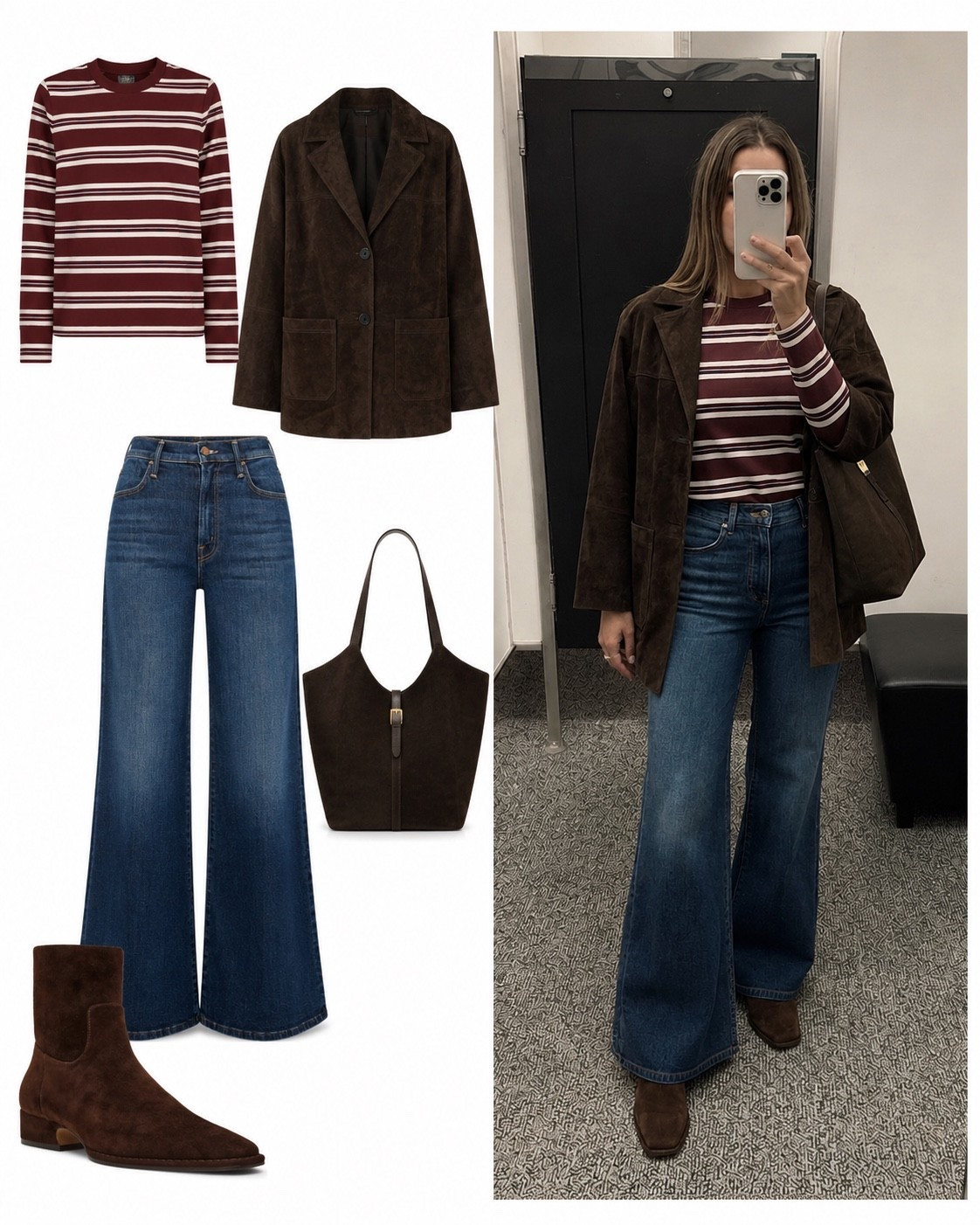The perfect chocolate Brown suede jacket that will go with everything