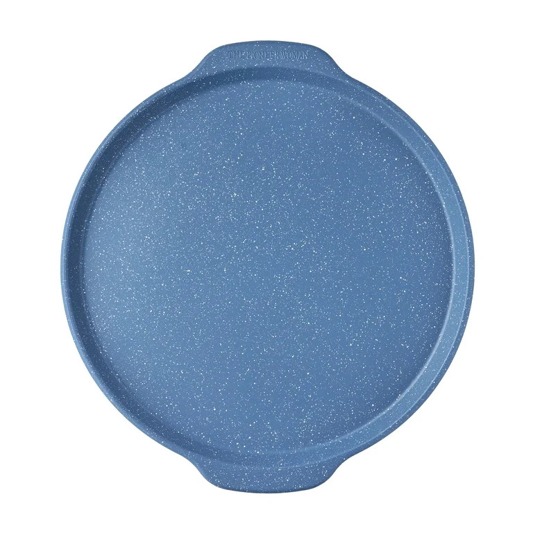 The Pioneer Woman 16-Inch Aluminized Steel Nonstick Pizza Pan, Blue Speckle | Walmart (US)