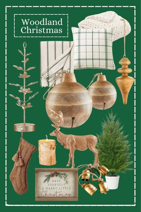 Christmas is coming! Get your decorations ordered before they are gone. If you love a woodland Chrustmas, these items are perfect to add to your home for the holidays. #woodlandchristmas #naturalchristmss #christmasdecorations 

#LTKHoliday #LTKHolidaySale #LTKSeasonal