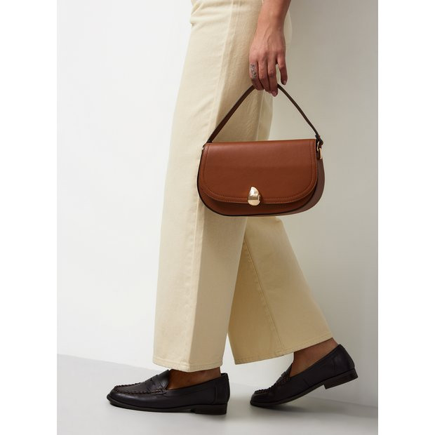 Tan Cross Body Satchel Bag One Size | Tu Clothing