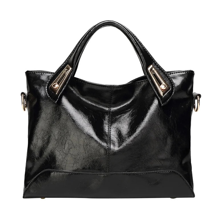 HOMEMAXS Womens Lady's Handbag Vintage Luxury Wax Genuine Leather Tote Shoulder Bag Crossbody Bag... | Walmart (US)
