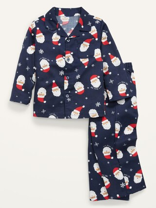Unisex Matching Flannel Pajama Set for Toddler & Baby | Old Navy (US)