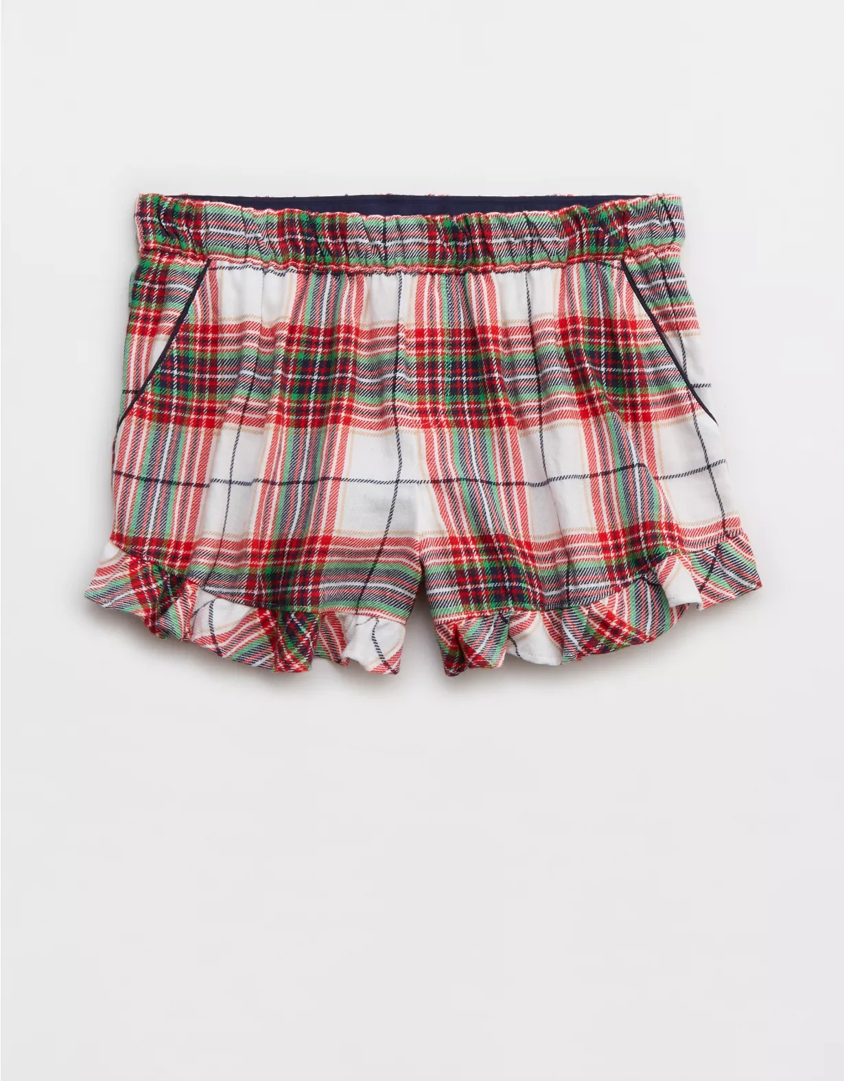 Aerie Flannel Ruffle Boxer | Aerie
