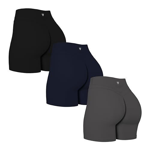 TomTiger Women's Yoga Biker Shorts，No Front Seam Workout Shorts 5"/6" | Amazon (US)