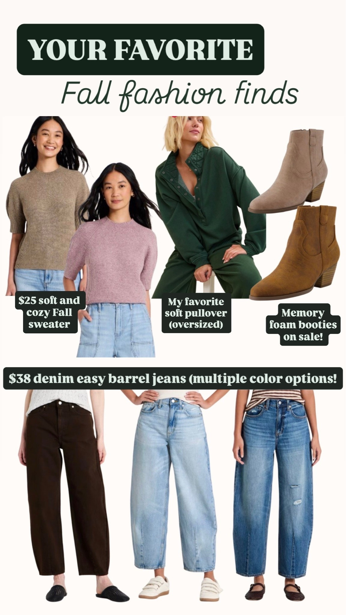 Your picks from what I shared for Fall fashion finds this week!

#LTKmomlife #LTKootd #LTKSaleAlert