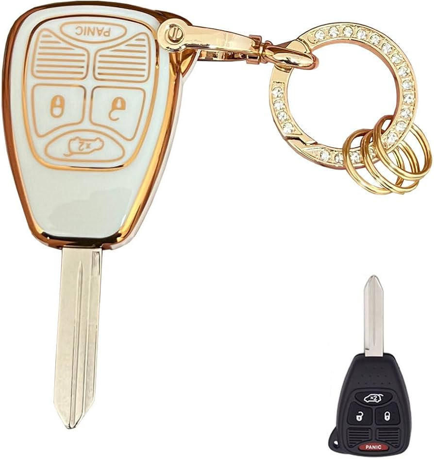 Soft TPU for Jeep Key Fob Shell Fits for Jeep Wrangler/Compass/Dodge Ram/Durango/Caliber/Nitro/Da... | Amazon (US)