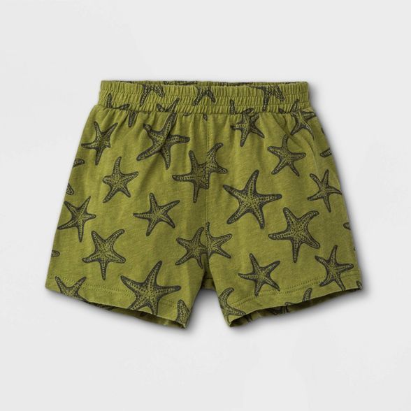 Grayson Mini Baby Boys' Starfish Top & Shorts Set - Green | Target