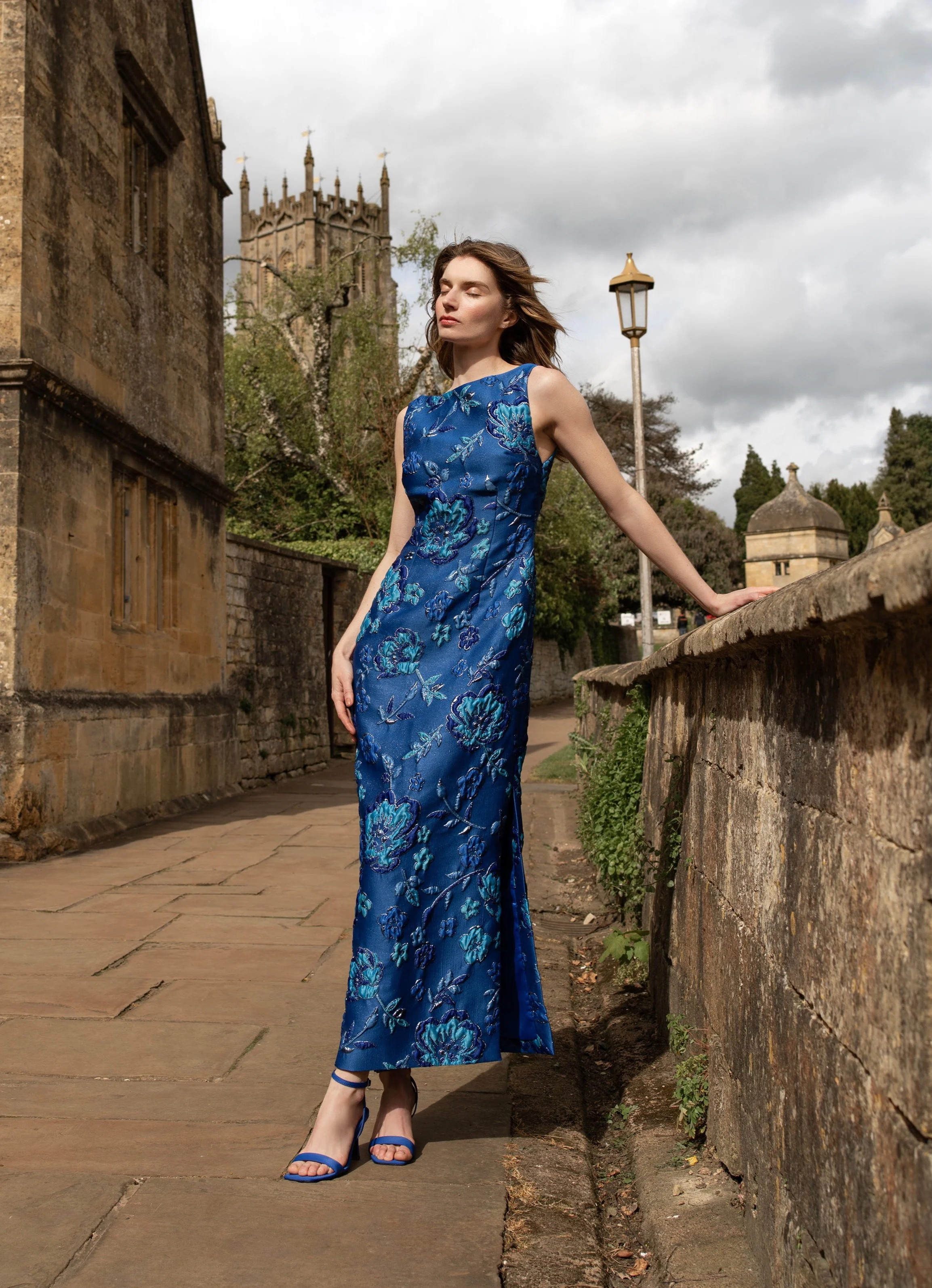 Monochrome Blue Easy Dress 4 / Monochrome Blue | Arianne Elmy