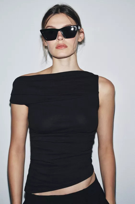 DRAPED TOP | Zara US