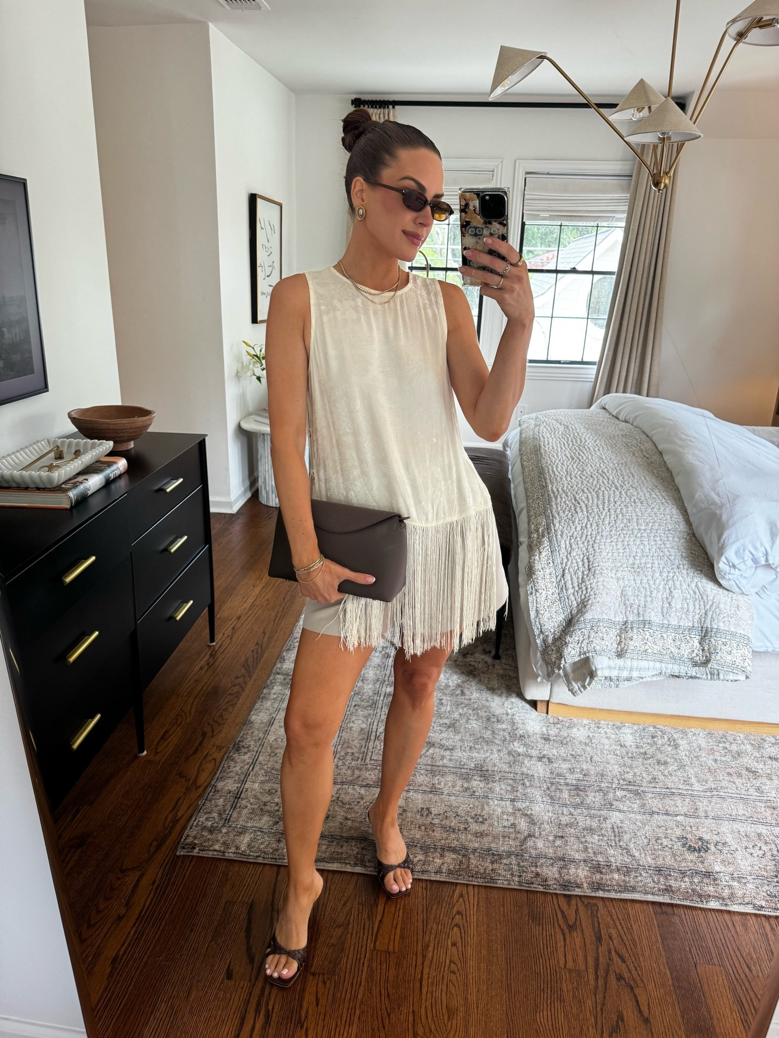 Outfit for an event with @Freja New York today. Size XS top & 25 shorts.