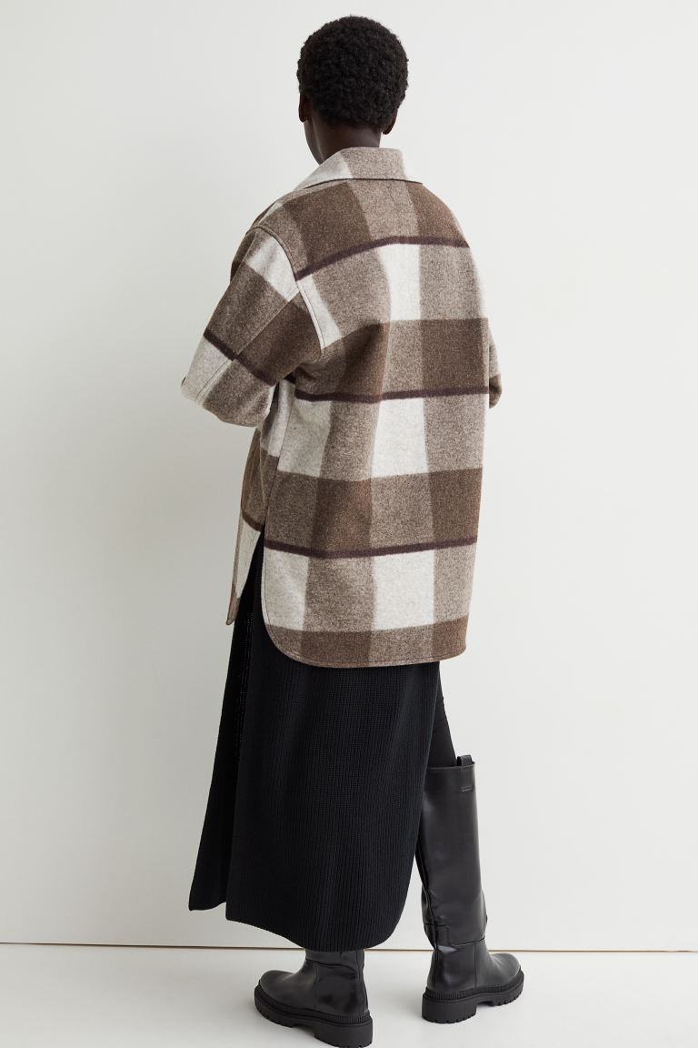 Felted Shirt Jacket | H&M (US + CA)