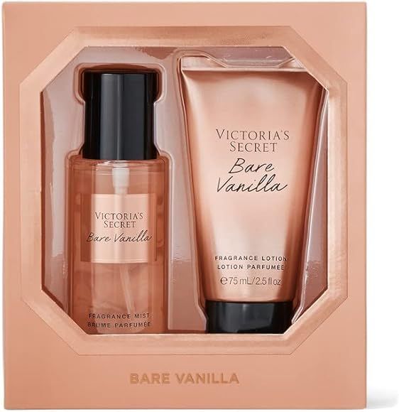 Victoria's Secret Bare Vanilla 2 Piece Mini Mist & Lotion Gift Set | Amazon (US)