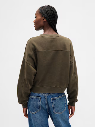 VintageSoft Wedge Crewneck Sweatshirt | Gap (US)